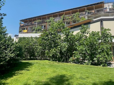 Hotel Theiners Garten Balkone und Kräutergarten